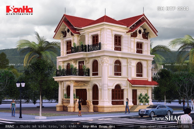 Biệt thự kiểu Pháp đẹp