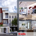 nhà ống 3 tầng 2 phòng ngủ