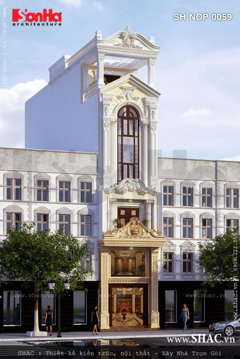 Nhà ống kiến trúc Pháp