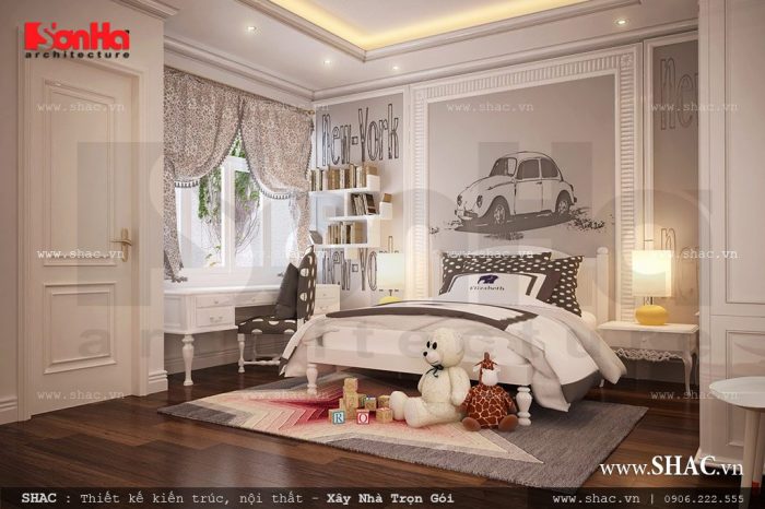 Thiết kế phòng ngủ đẹp cho con