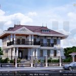 Biệt thự 2 tầng tân cổ điển