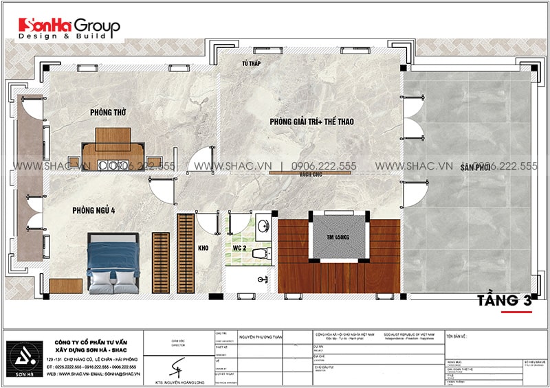 11 Mẫu Biệt Thự 3 Tầng 4 Phòng Ngủ Yêu Thích Nhất Hiện Nay 16 biệt thự 3 tầng 4 phòng ngủ