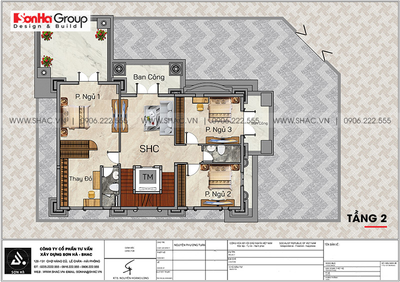 11 Mẫu Biệt Thự 3 Tầng 4 Phòng Ngủ Yêu Thích Nhất Hiện Nay 24 biệt thự 3 tầng 4 phòng ngủ