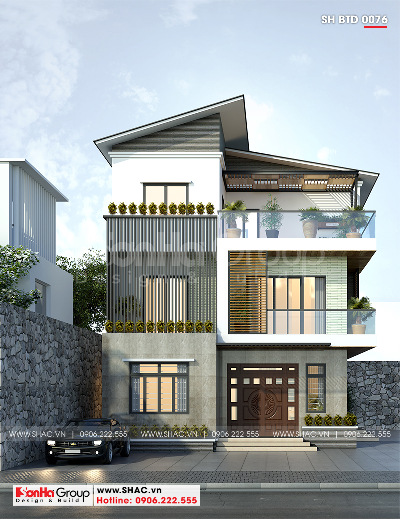 11 Mẫu Biệt Thự 3 Tầng 4 Phòng Ngủ Yêu Thích Nhất Hiện Nay 40 biệt thự 3 tầng 4 phòng ngủ