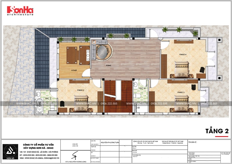 11 Mẫu Biệt Thự 3 Tầng 4 Phòng Ngủ Yêu Thích Nhất Hiện Nay 53 biệt thự 3 tầng 4 phòng ngủ
