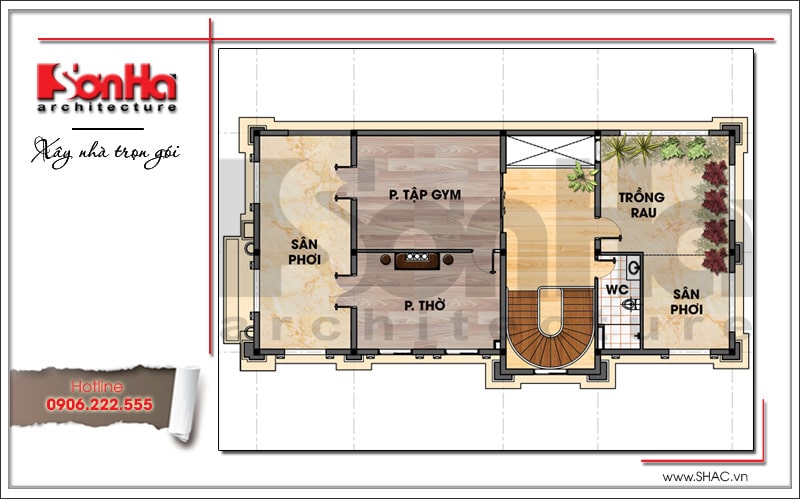 11 Mẫu Biệt Thự 3 Tầng 4 Phòng Ngủ Yêu Thích Nhất Hiện Nay 61 biệt thự 3 tầng 4 phòng ngủ