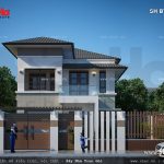 Biệt thự hiện đại 2 tầng đẹp và sang trọng