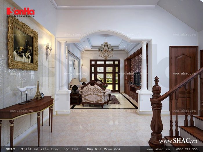 Nhà phố 3 tầng mặt tiền 7m kiến trúc Pháp - SH NOP 0062 12