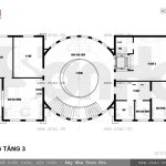 Bản vẽ mặt bằng tầng 3