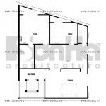 Mặt bằng tầng 4 khách sạn