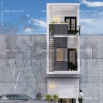 Nhà lô phố có mặt tiền nhỏ 3 tầng