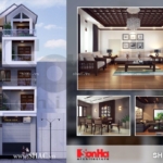 nhà ống 5 tầng mặt tiền 6m