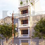 Nhà phố 5 tầng kiến trúc Pháp