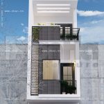 Nhà phố hiện đại mặt tiền 3m