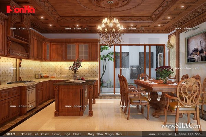 Thiết kế nội thất phòng ăn đẳng cấp