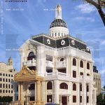 Phối cảnh biệt thự lâu đài 5 tầng kiến trúc pháp