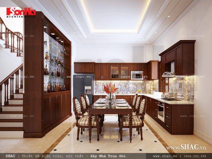 Nhà phố 3 tầng mặt tiền 7m kiến trúc Pháp - SH NOP 0062 2