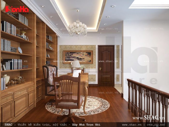 Nhà phố 3 tầng mặt tiền 7m kiến trúc Pháp - SH NOP 0062 9