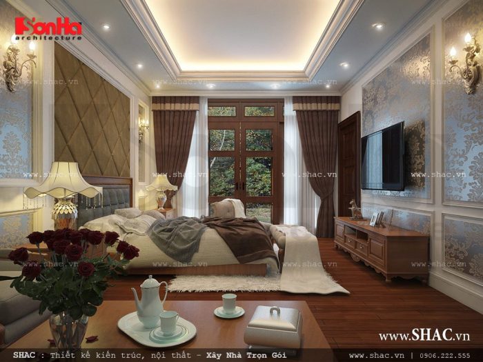 Nhà phố 3 tầng mặt tiền 7m kiến trúc Pháp - SH NOP 0062 3