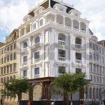 Thiết kế khách sạn mini 5 tầng kiến trúc Pháp