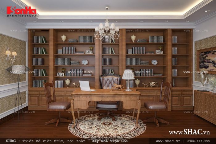 Nhà phố 3 tầng mặt tiền 7m kiến trúc Pháp - SH NOP 0062 11