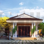 Biệt thự 1 tầng như khu nghỉ dưỡng gia đình