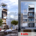 Mẫu thiết kế nhà phố 5m mặt tiền đẹp