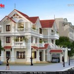 Biệt thự 3 tầng kiến trúc pháp đẹp