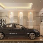 Gara để xe tầng 1