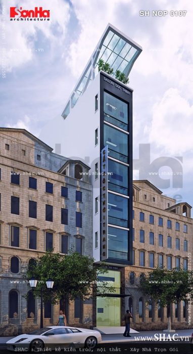 Mẫu thiết kế đẹp cho nhà ống mặt tiền hẹp