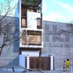 Nhà phố 4 tầng mặt tiền 5m đẹp