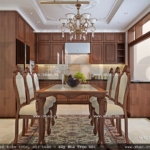 Nội thất gỗ phòng bếp ăn