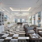 Quầy lễ tân khách sạn nhẹ nhàng