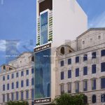 Mặt tiền của ngôi nhà ống hẹp 3m50