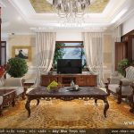Phòng khách sang trọng phong cách pháp