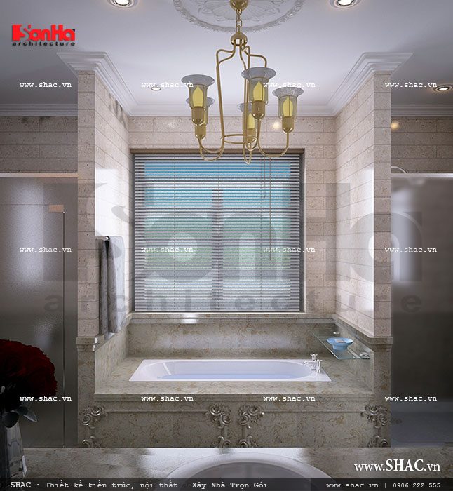 Nội thất phòng tắm phong cách pháp