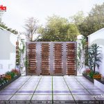 Sân trước của nhà phố