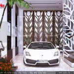 Tầng 1 làm nơi để xe ô tô