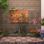 Tiểu cảnh sân ướt