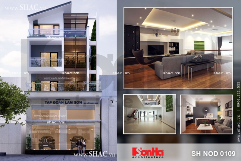 Nhà ống kết hợp kinh doanh sh nod 0109