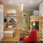 Bố trí 3 giường ngủ 1 phòng sh nop 0069