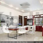 Không gian bếp ăn hiện đại và trẻ trung sh btp 0057