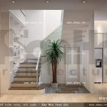 Khu cầu thang bộ và thang máy sh nod 0113