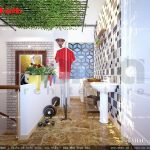 Khu giặt phơi trên tầng thượng sh nop 0069