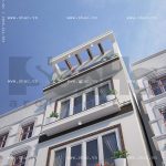 Nhà ống mặt tiền 4m đẹp sh nod 0111