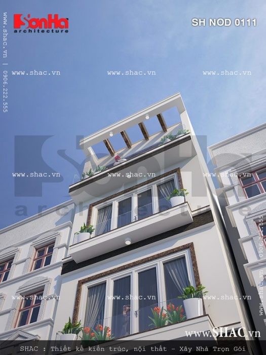 Nhà ống mặt tiền 4m đẹp sh nod 0111