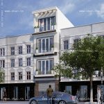 Thiết kế mặt tiền nhà ống 4m sh nod 0111