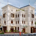 Mẫu thiết kế biệt thự pháp 4 tầng sh btp 0056