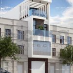 Nhà lô 4 tầng kiến trúc hiện đại nod 0110