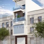 Nhà lô mặt tiền 4m kiểu hiện đại nod 0110